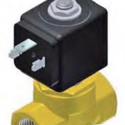 Parker Lucifer 121K Series - 2 Way Direct- Acting Disc On Seat Solenoid Valve